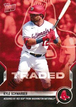 2021 Topps Now #574 Kyle Schwarber Front
