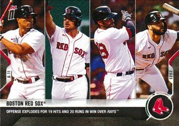 2021 Topps Now #641 Boston Red Sox Front