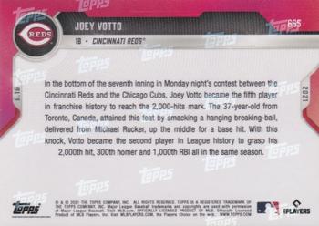 2021 Topps Now #665 Joey Votto Back