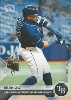 2021 Topps Now #671 Nelson Cruz Front