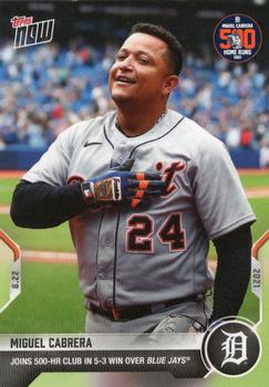 2021 Topps Now #691 Miguel Cabrera Front