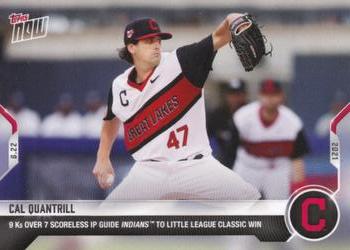 2021 Topps Now #693 Cal Quantrill Front