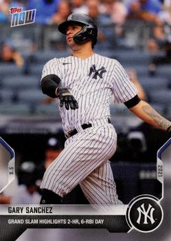 2021 Topps Now #762 Gary Sanchez Front