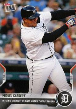 2021 Topps Now #789 Miguel Cabrera Front