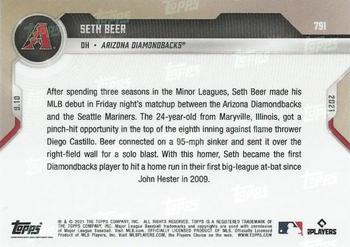 2021 Topps Now #791 Seth Beer Back