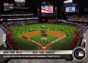 2021 Topps Now #793 New York Mets / New York Yankees Front