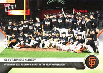 2021 Topps Now #805 San Francisco Giants Front