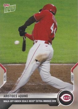 2021 Topps Now #855 Aristides Aquino Front