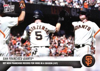 2021 Topps Now #901 San Francisco Giants Front