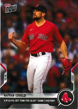 2021 Topps Now #945 Nathan Eovaldi Front