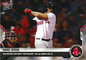 2021 Topps Now #995 Rafael Devers Front