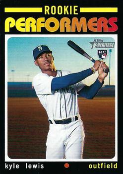 2020 Topps Heritage - Rookie Performers #RP-8 Kyle Lewis Front