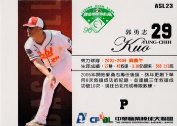 2015 CPBL - All-Star Legends #ASL23 Yung-Chih Kuo Back