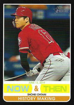 2020 Topps Heritage - Now & Then #NT-7 Shohei Ohtani Front