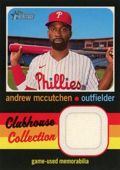2020 Topps Heritage - Clubhouse Collection Relics (High Number) #CCR-AM Andrew McCutchen Front