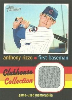 2020 Topps Heritage - Clubhouse Collection Relics (High Number) #CCR-AR Anthony Rizzo Front