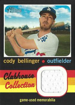 2020 Topps Heritage - Clubhouse Collection Relics (High Number) #CCR-CB Cody Bellinger Front