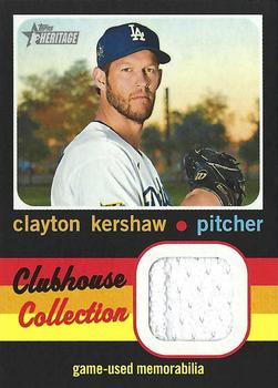 2020 Topps Heritage - Clubhouse Collection Relics (High Number) #CCR-CK Clayton Kershaw Front