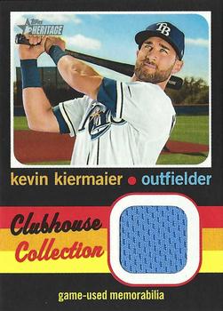 2020 Topps Heritage - Clubhouse Collection Relics (High Number) #CCR-KK Kevin Kiermaier Front
