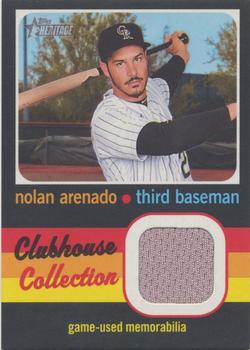 2020 Topps Heritage - Clubhouse Collection Relics (High Number) #CCR-NA Nolan Arenado Front