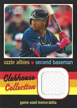 2020 Topps Heritage - Clubhouse Collection Relics (High Number) #CCR-OA Ozzie Albies Front