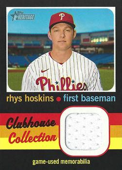 2020 Topps Heritage - Clubhouse Collection Relics (High Number) #CCR-RH Rhys Hoskins Front