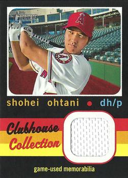 2020 Topps Heritage - Clubhouse Collection Relics (High Number) #CCR-SO Shohei Ohtani Front