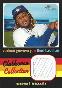 2020 Topps Heritage - Clubhouse Collection Relics (High Number) #CCR-VG Vladimir Guerrero Jr. Front