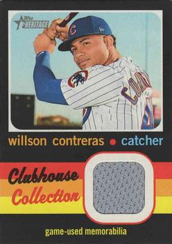 2020 Topps Heritage - Clubhouse Collection Relics (High Number) #CCR-WC Willson Contreras Front