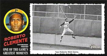 2020 Topps Heritage - 1971 Topps One of the Game's Greatest Moments Box Toppers (High Number) #1 Roberto Clemente Front