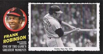 2020 Topps Heritage - 1971 Topps One of the Game's Greatest Moments Box Toppers (High Number) #6 Frank Robinson Front