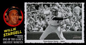 2020 Topps Heritage - 1971 Topps One of the Game's Greatest Moments Box Toppers (High Number) #10 Willie Stargell Front