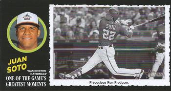 2020 Topps Heritage - 1971 Topps One of the Game's Greatest Moments Box Toppers (High Number) #32 Juan Soto Front