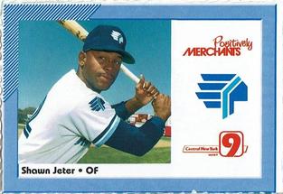 1991 Merchants Bank/WIXT9 Syracuse Chiefs #NNO Shawn Jeter Front