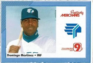 1991 Merchants Bank/WIXT9 Syracuse Chiefs #NNO Domingo Martinez Front