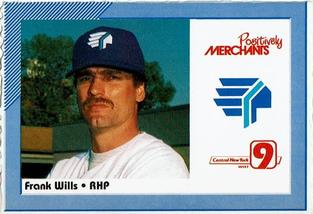 1991 Merchants Bank/WIXT9 Syracuse Chiefs #NNO Frank Wills Front