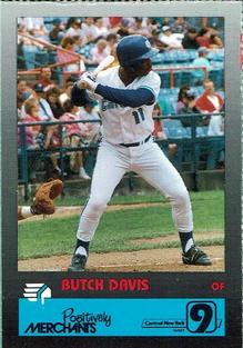 1992 Merchants Bank/WIXT9 Syracuse Chiefs #NNO Butch Davis Front