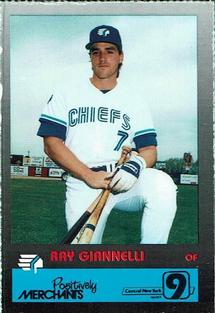 1992 Merchants Bank/WIXT9 Syracuse Chiefs #NNO Ray Giannelli Front