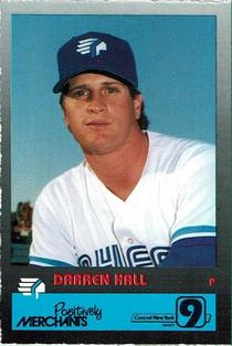 1992 Merchants Bank/WIXT9 Syracuse Chiefs #NNO Darren Hall Front