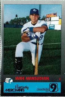 1992 Merchants Bank/WIXT9 Syracuse Chiefs #NNO Mike Maksudian Front