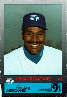 1992 Merchants Bank/WIXT9 Syracuse Chiefs #NNO Ryan Thompson Front