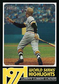 2020 Topps Heritage - 1971 World Series Highlights #WSH-1 Roberto Clemente Front
