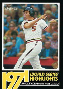 2020 Topps Heritage - 1971 World Series Highlights #WSH-2 Brooks Robinson Front