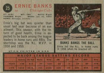 2020 Topps Heritage - Let's Play 2(528) Buybacks #25 Ernie Banks Back
