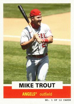 2021 Topps Throwback Thursday #1 Mike Trout Front