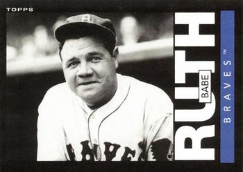2021 Topps Throwback Thursday #85 Babe Ruth Front