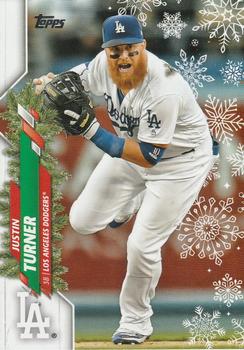 2020 Topps Holiday #HW22 Justin Turner Front