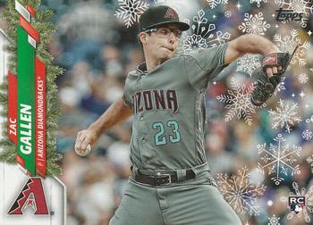2020 Topps Holiday #HW31 Zac Gallen Front