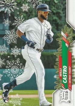 2020 Topps Holiday #HW55 Willi Castro Front