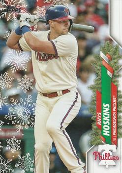 2020 Topps Holiday #HW56 Rhys Hoskins Front